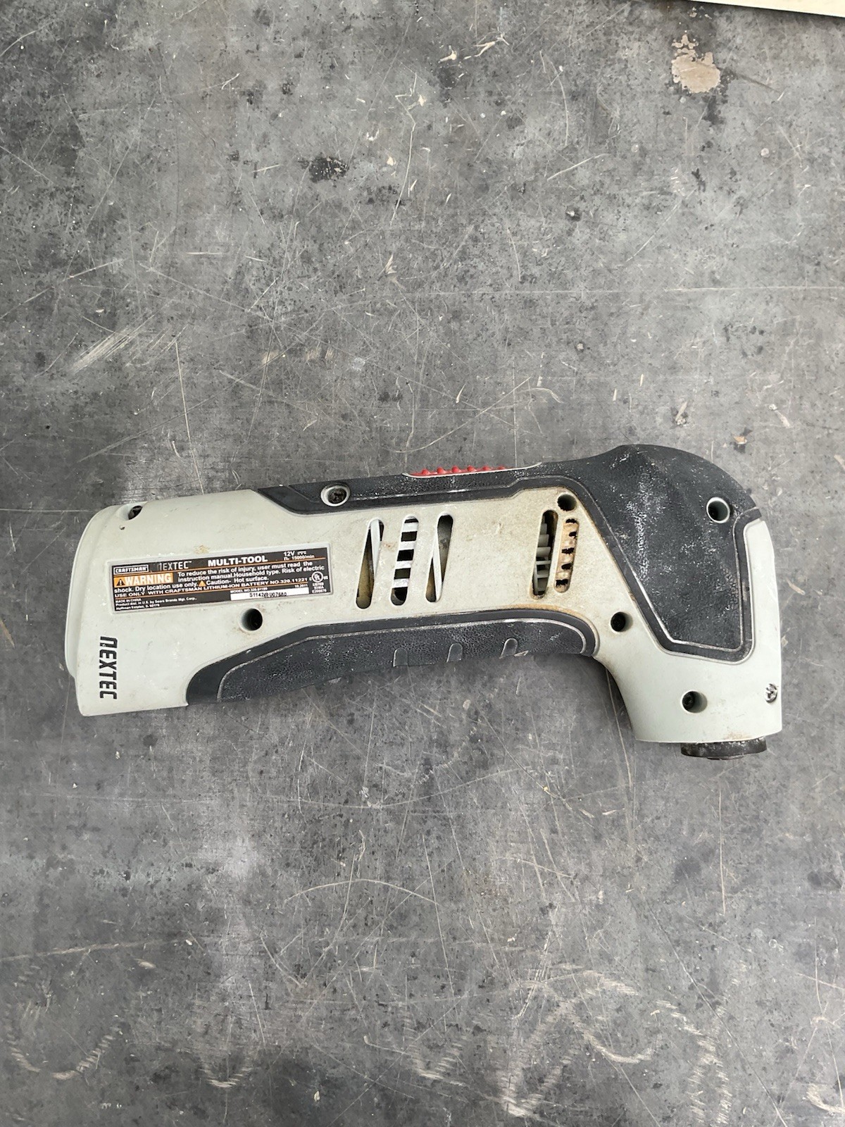 Craftsman Nextec Multi-Tool 12V Model 320.61199 Tool Only Untested