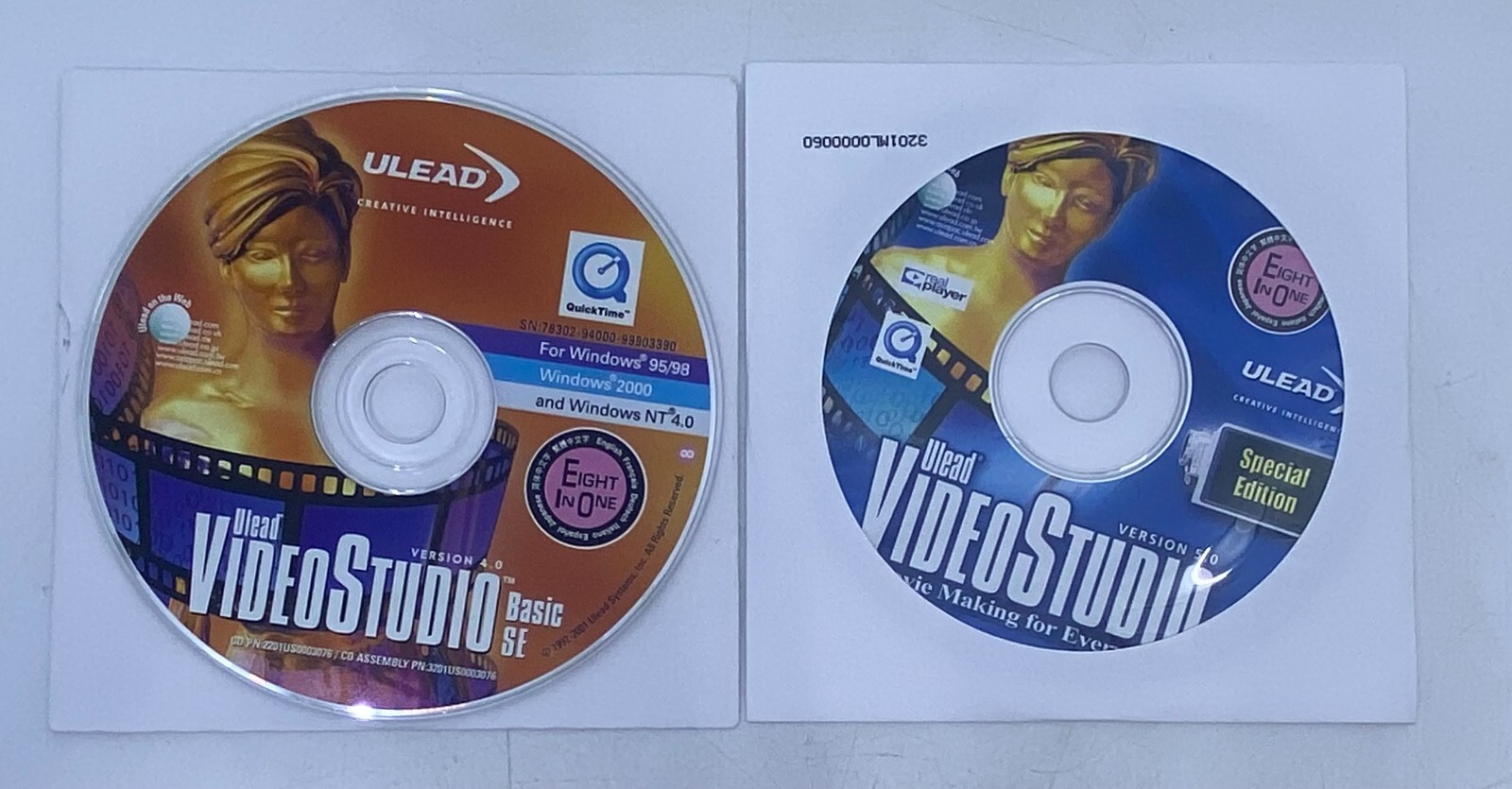 Ulead VideoStudio 5.0 + 4.0 PC Capture Editing Effects Digital Video Movies