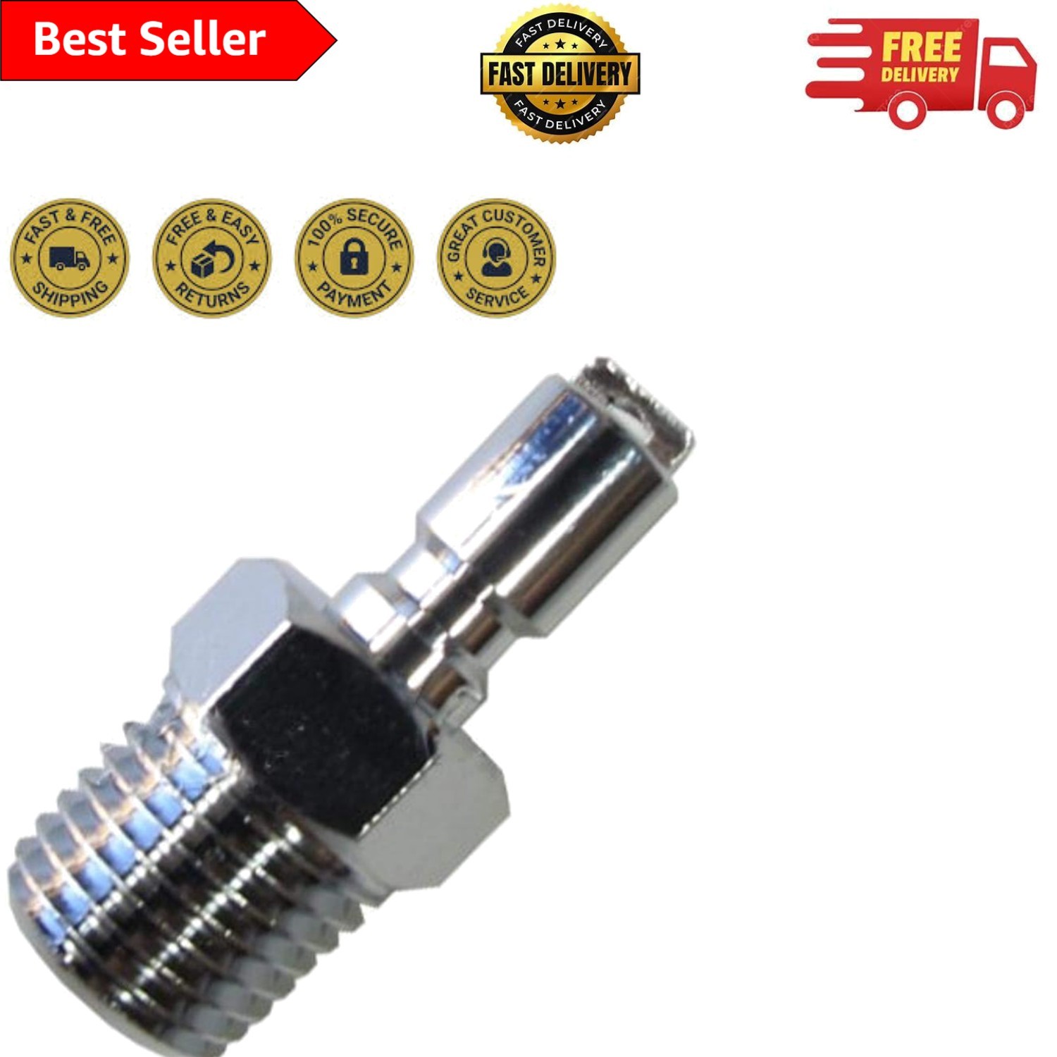 Diving BCD Adapter - Secure Stainless Steel Fitting for Regulators