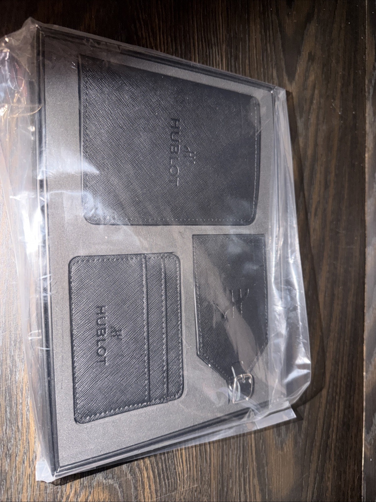 Hublot Gray Key & Card Holder Set