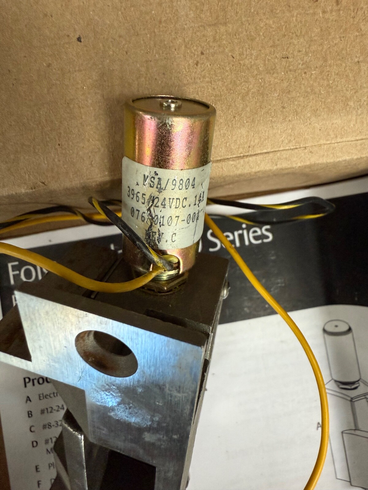 Folger Adam 712 electric strike, 24VDC, fail secure