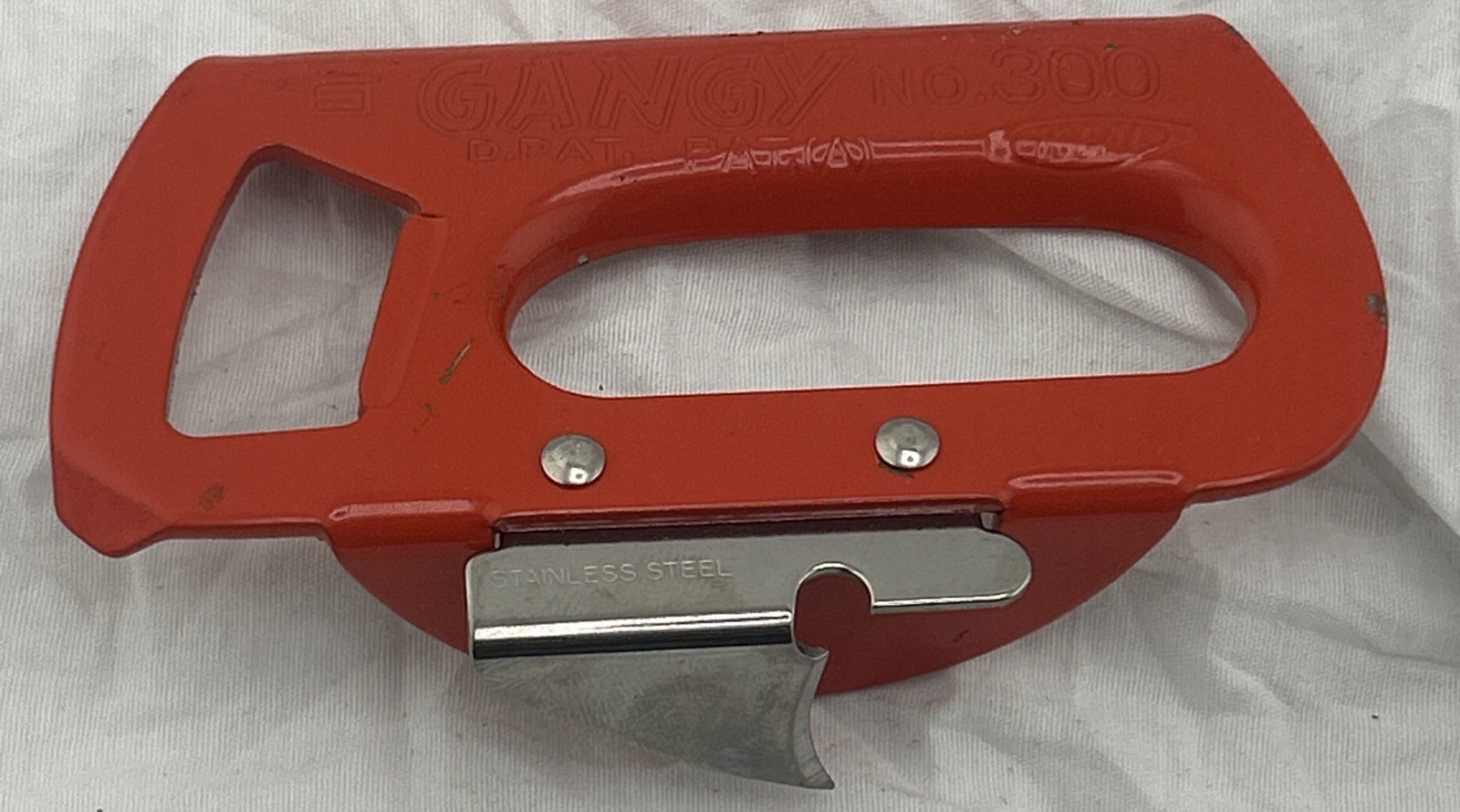 Ideal GANGY Can Opener #300 No. 0006 3 cm x 7.01 cm, Red