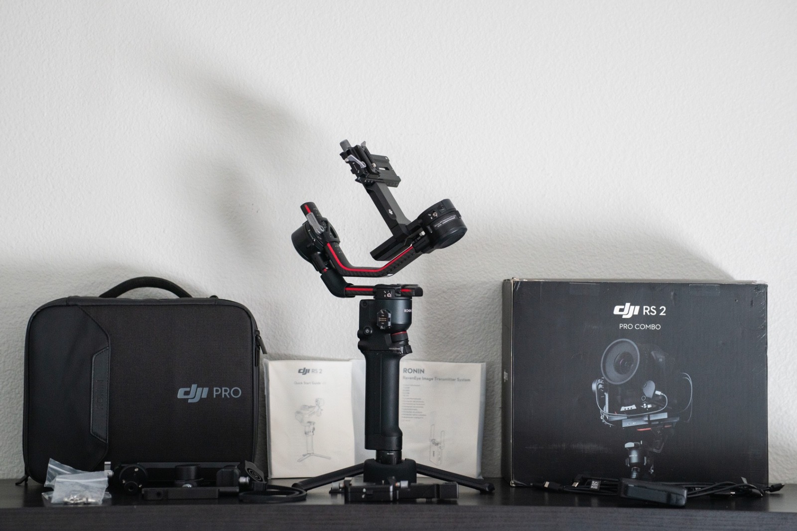 DJI RS 2 Gimbal Stabilizer Pro Combo | Raven Eye | Focus Motor Kit