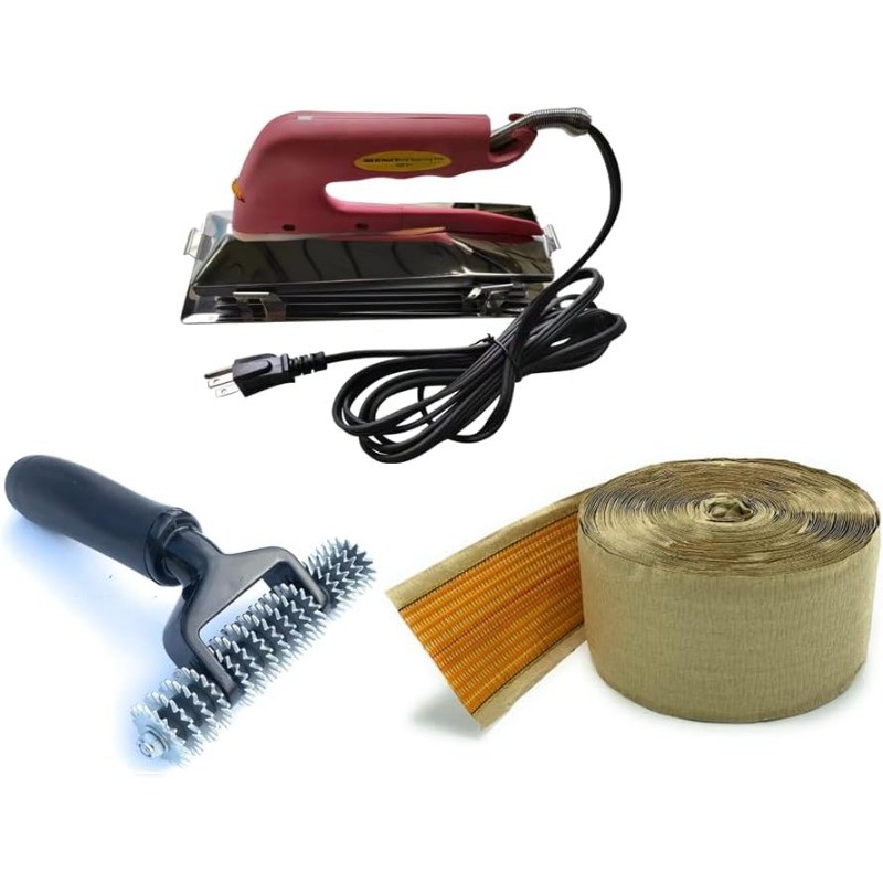ZY377 10in. 800-Watt Carpet Seaming Iron, Carpet Joining Tape - Super Heat