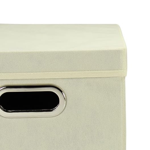 391 Decorative Storage Cube Set With Removable Lids | Natural | 2pack