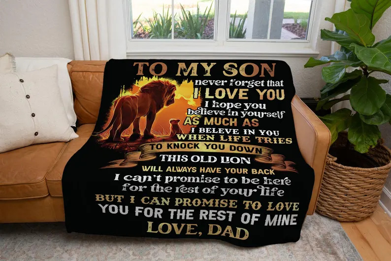 my son will always have your back Blanket Son