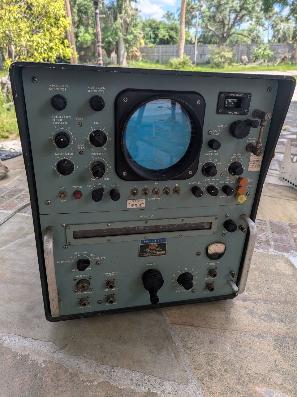 Polarad SA-84W Wide Dispersion Spectrum Analyzer 10-40,880 MC Museum Piece RE