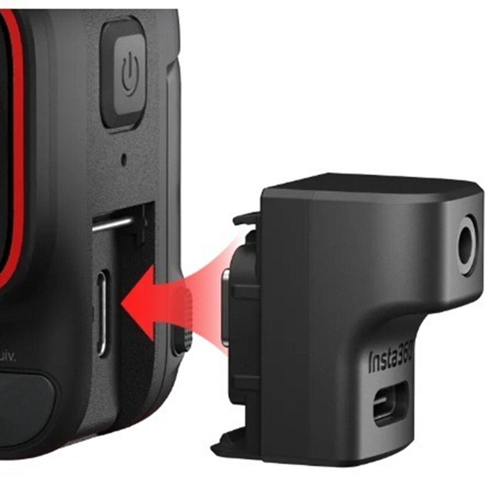 Audio Adapter Microphone Adapter For Insta360 Ace/Ace Pro Action Camera