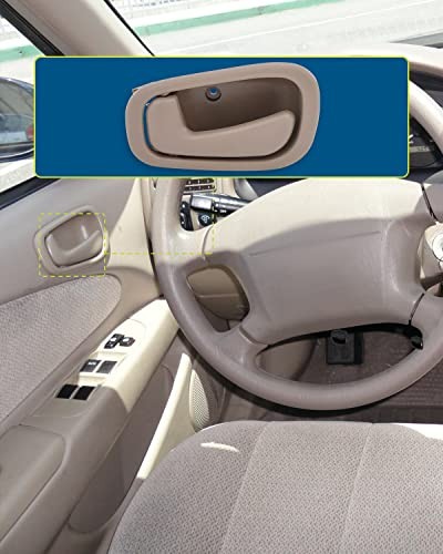 Exterior Interior Door Handles, Front Driver Left Side, 1998-2003 Toyota