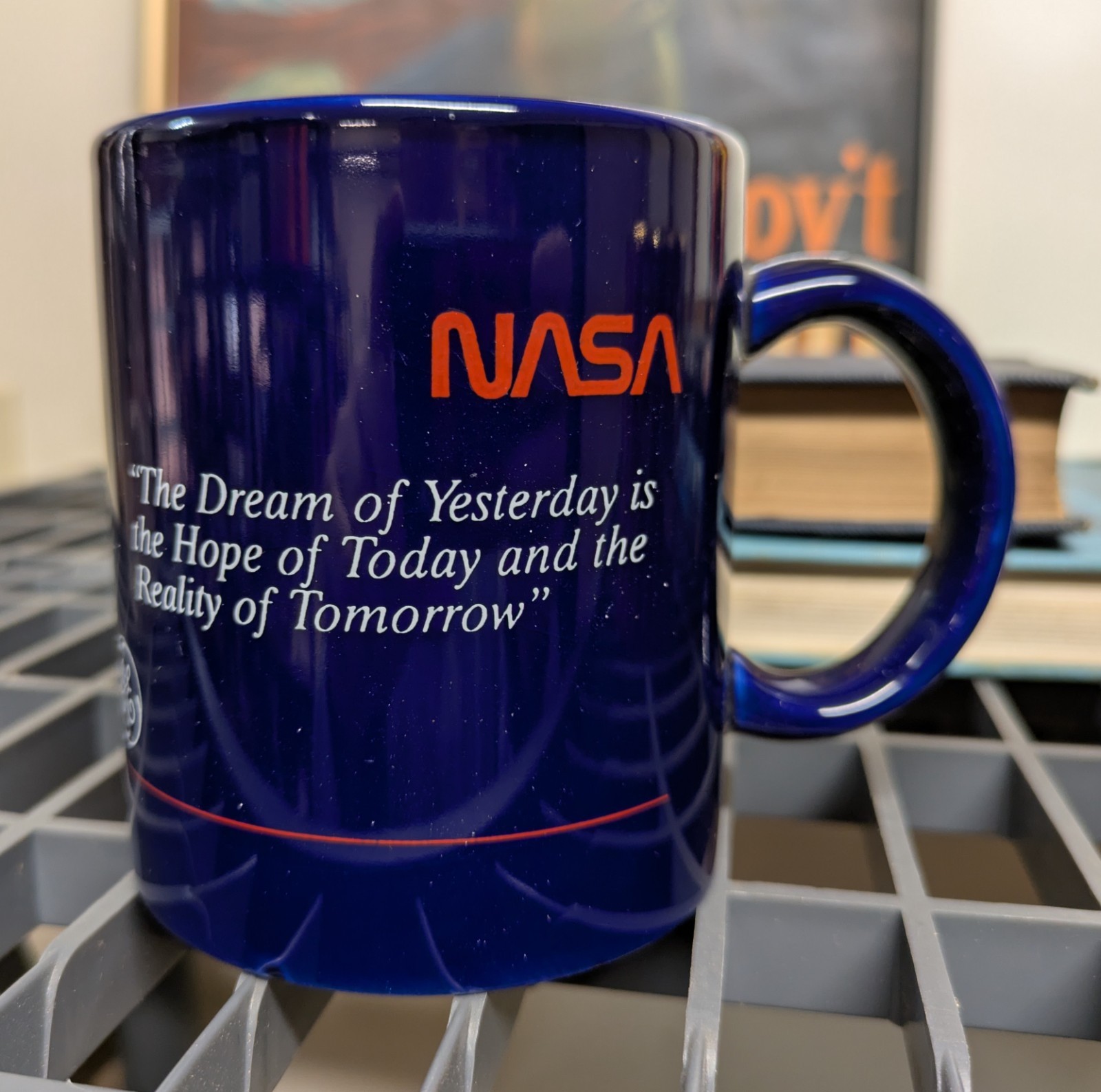 NASA STGT GE SATELLITE COFFEE MUG