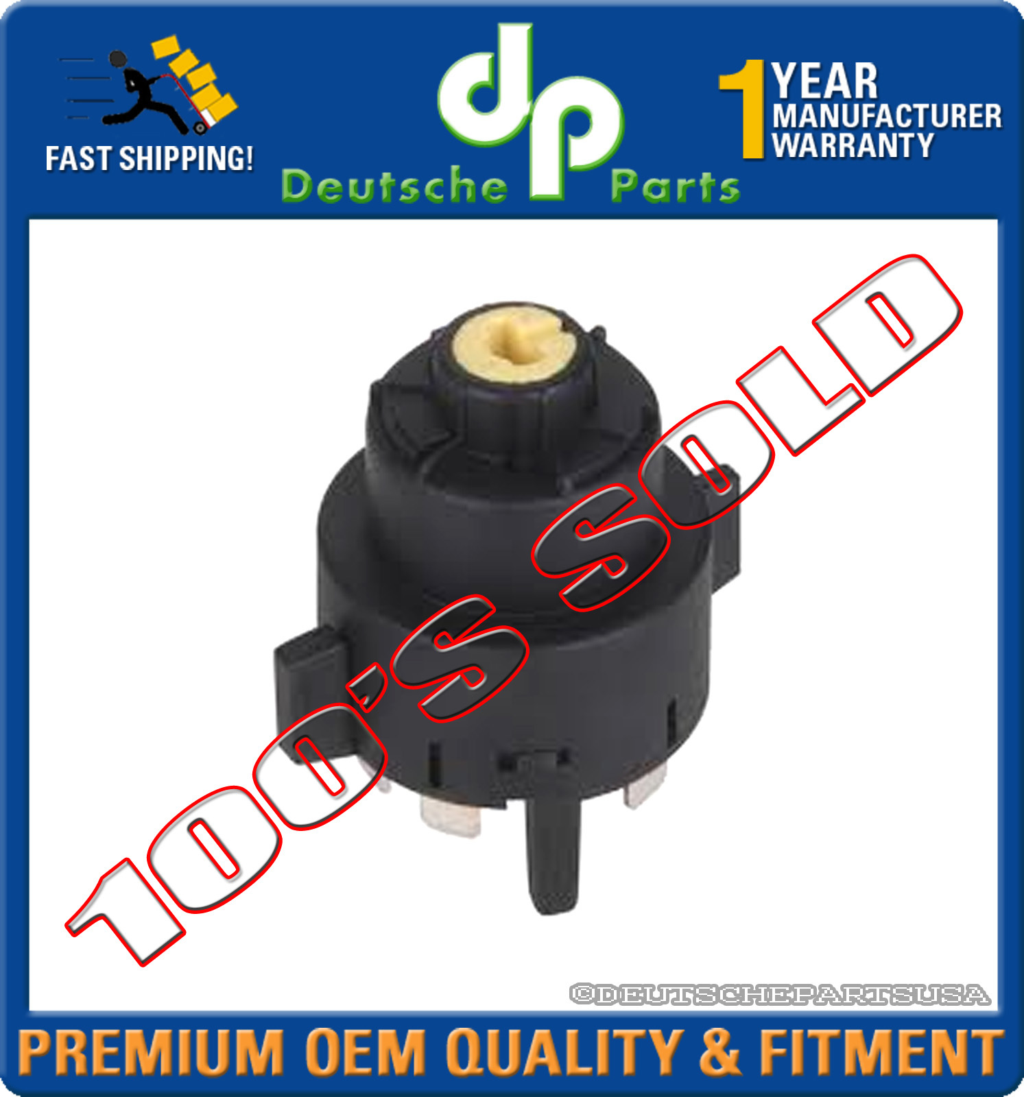 NEW FOR AUDI PORSCHE VOLKSWAGEN IGNITION SWITCH 4A0 905 849B 4A0905849B