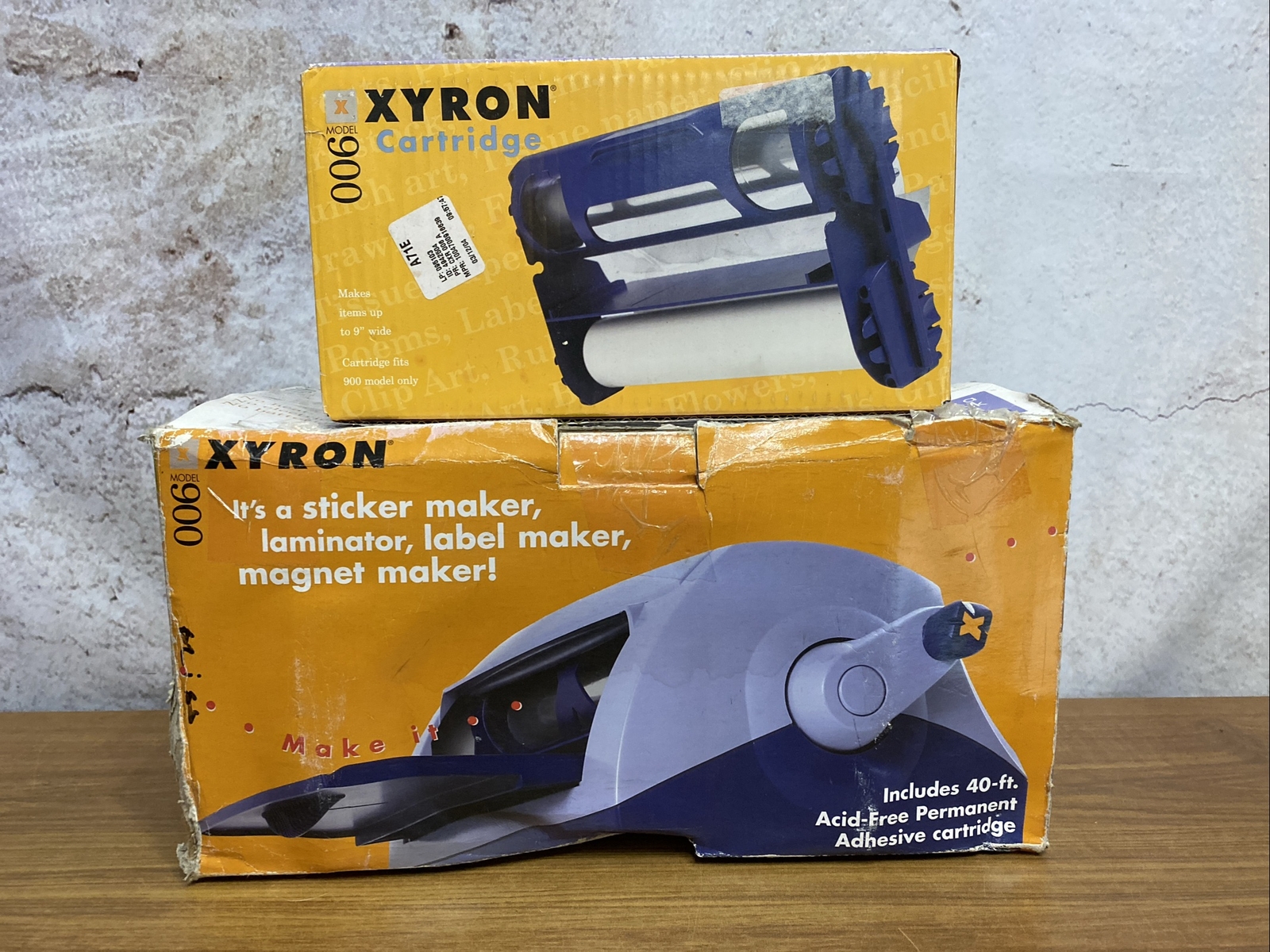 Xyron Model 900 Laminator Laminating Sticker Making Machine Label New Lot SFB