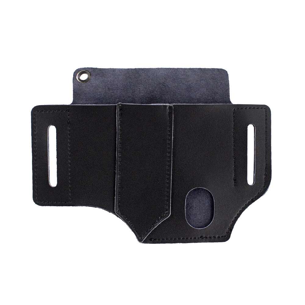 Multitool Flashlight Sheath Belt Leather EDC Pocket Organizer Pen Holder Pouch