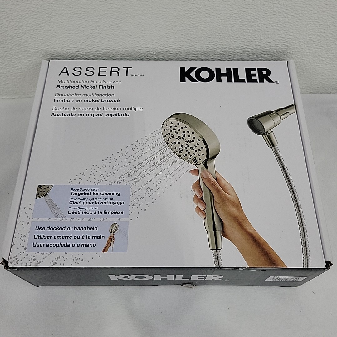 Kohler Assert Multifunction Handshower – Brushed Nickel Finish R38755-G-BN