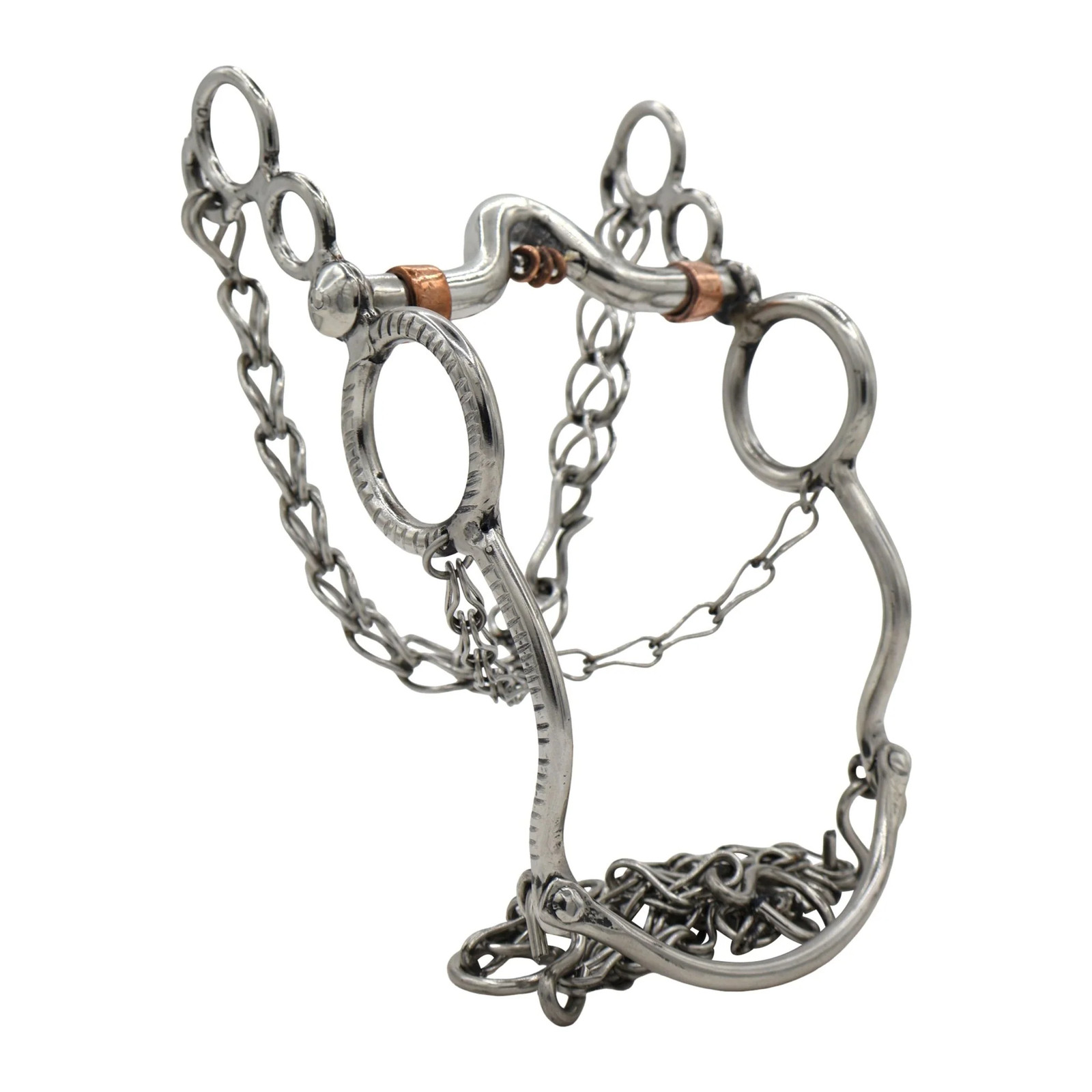 4 3/4" Charro Bit Freno Horse Copper