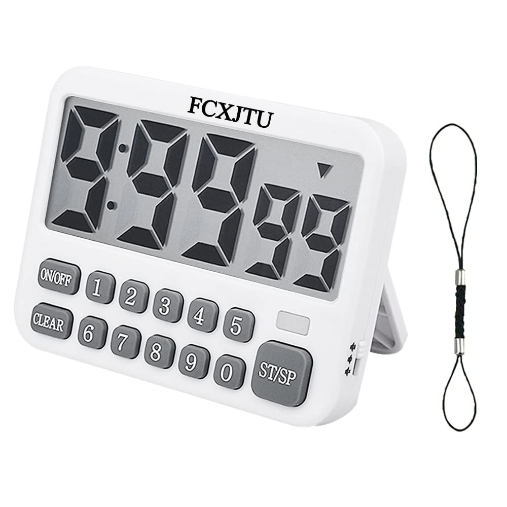 Digital Kitchen Timer, Large Display Countdown/Up Timer with Digits Directly ...