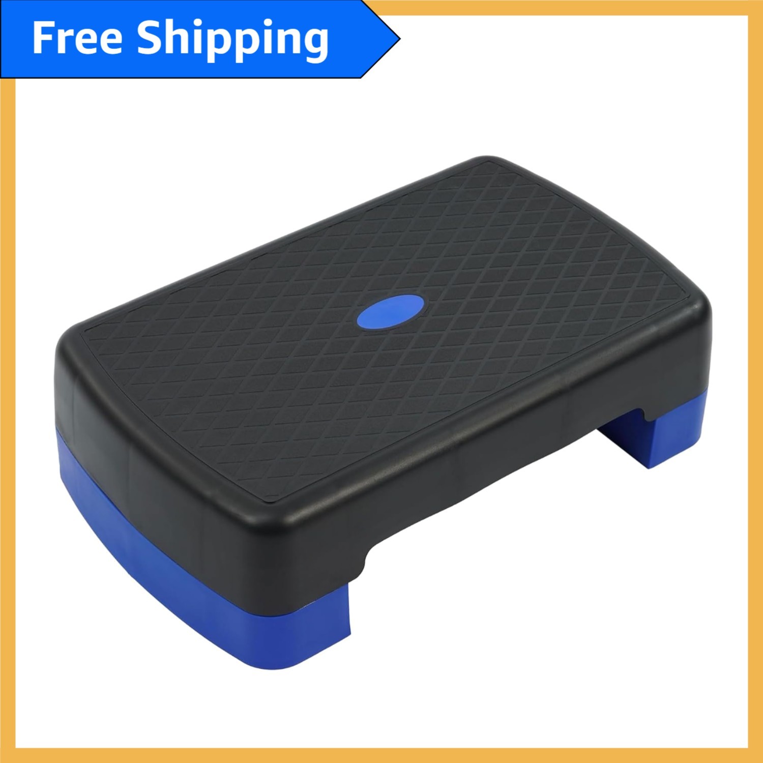 18" Adjustable Aerobic Stepper Platform with Non-Slip Surface – 440 lbs Capacity