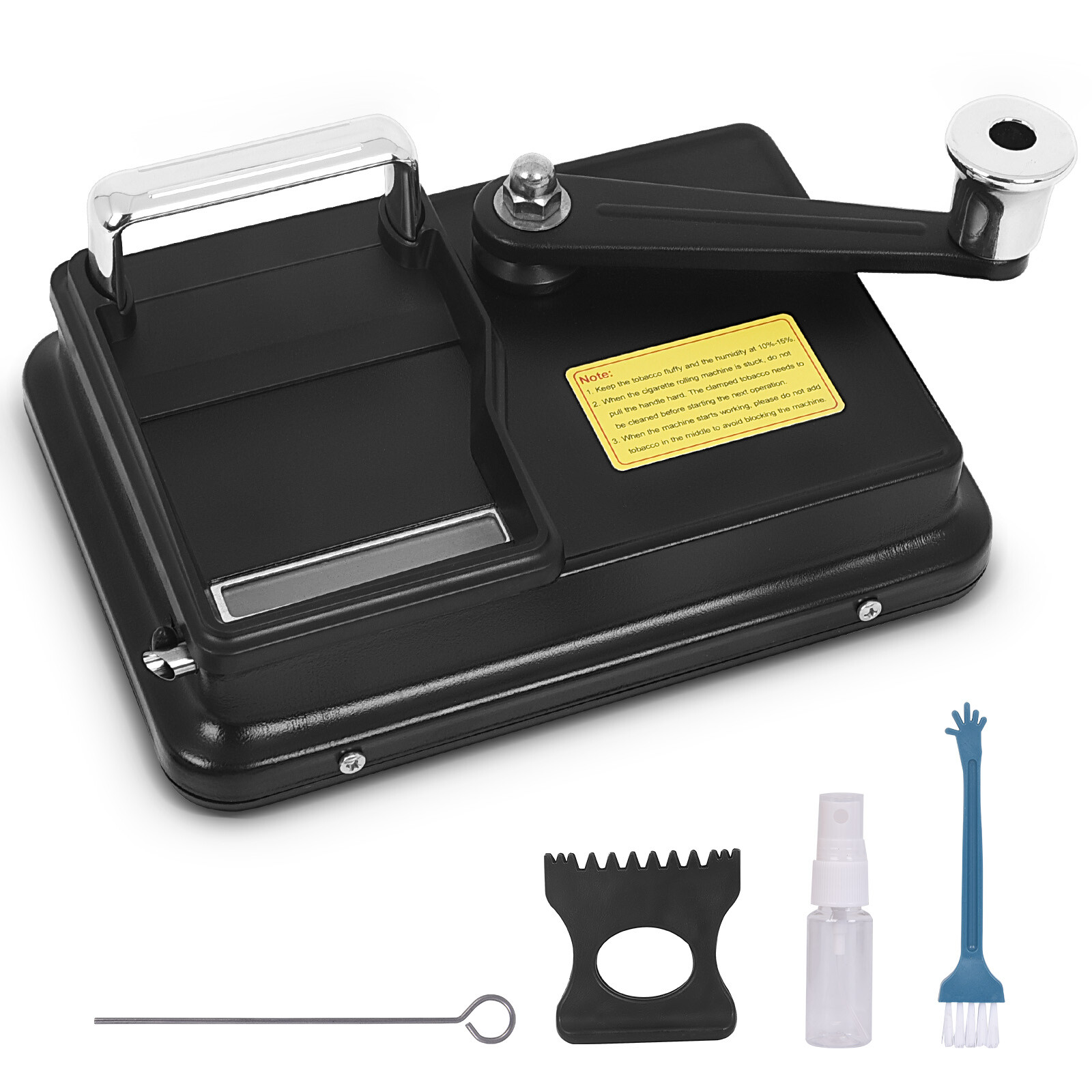 APDALE 5.5" X 8" Cigarette Making Machine Portable Tobacco Injecter Black