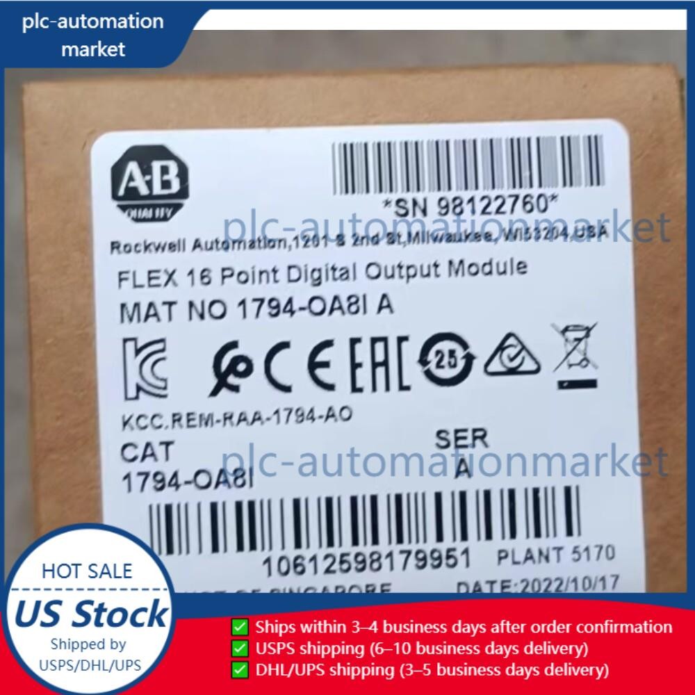 AB New Factory Sealed 1794-OA8I PLC Output Module AB 1794OA8I