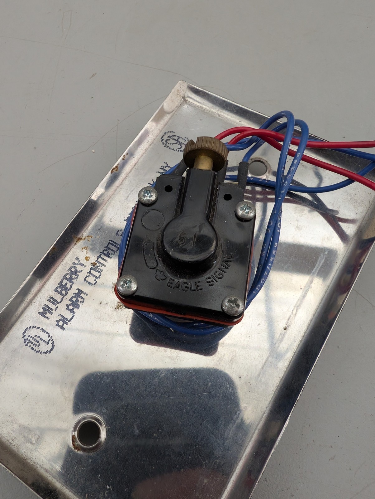 Alarm Controls 10A Exit Delay Timer Push To Exit Button Stainless Steel
