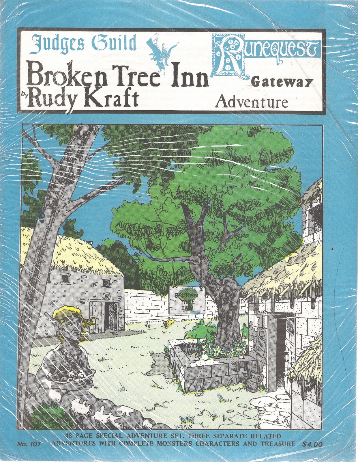 Runequest Judges Guild Broken Tree Inn Mint Sealed Shrink Wrap!