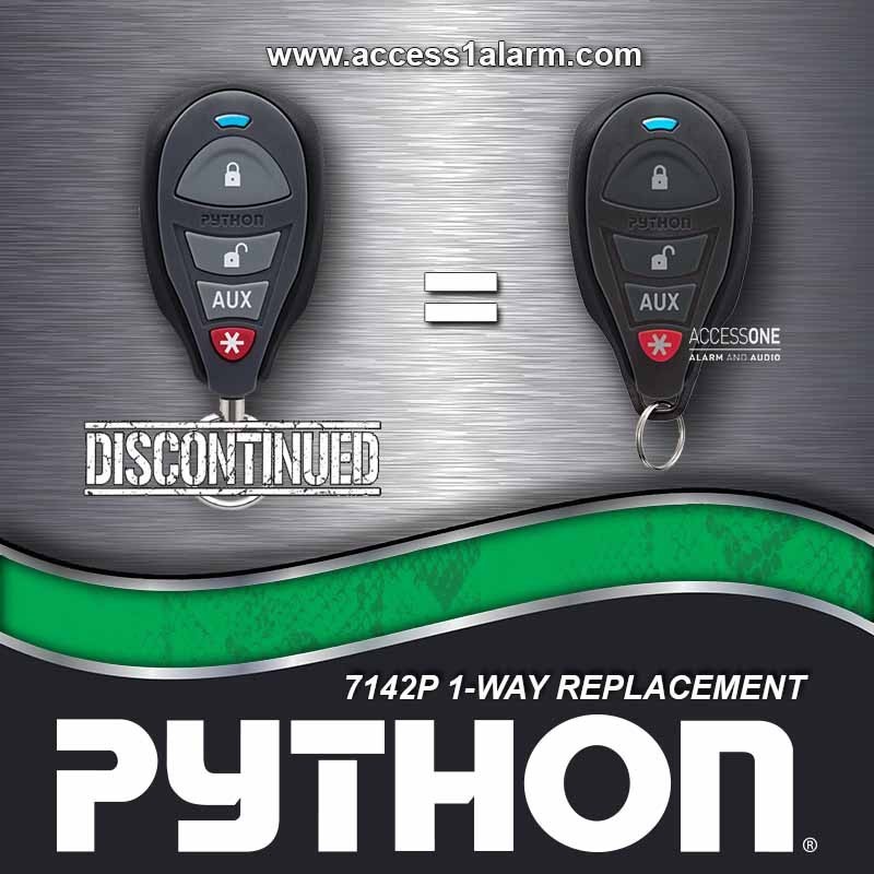 Python 7142P 1-Way 4-Button Remote Control For 5305P New 7145P EZSDEI7141