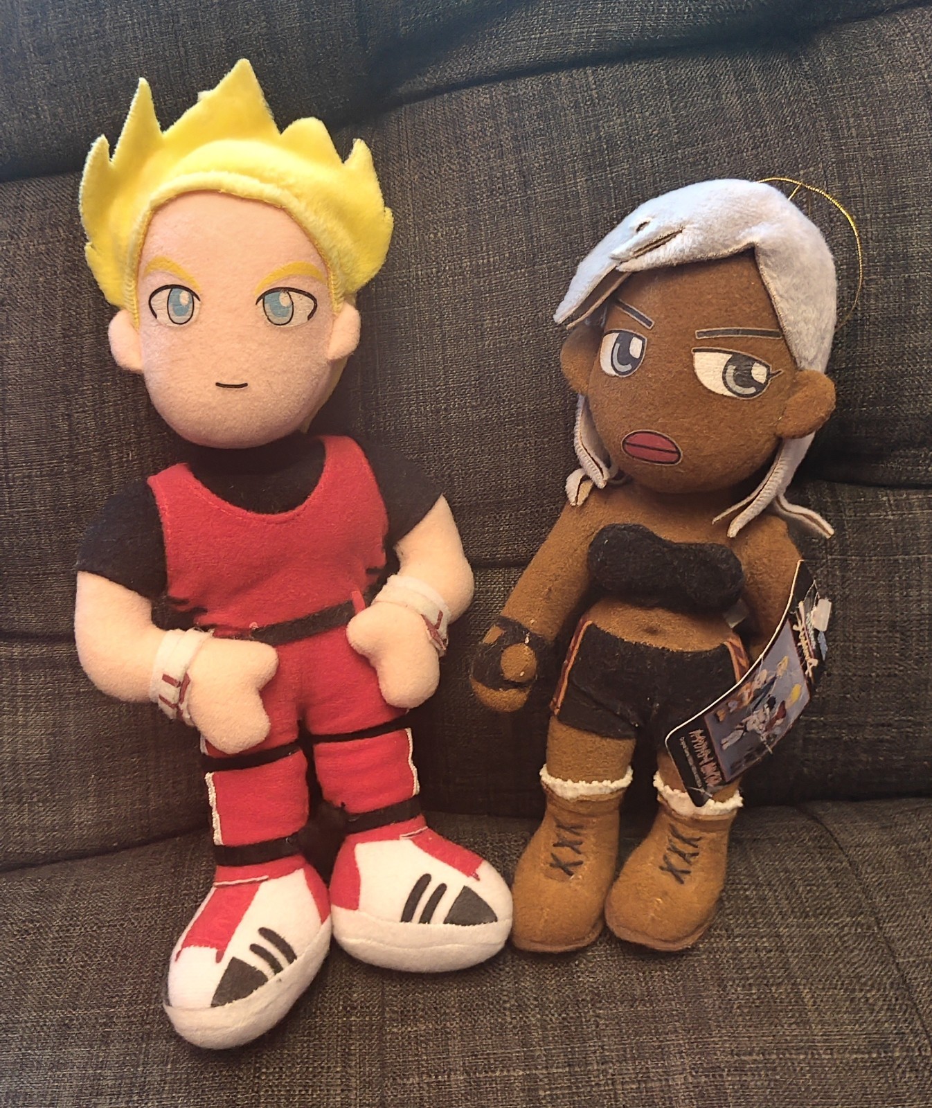 Jacky, & Vanessa Virtua Fighter 4 Plush Set Of 2 Dolls 2002 Sega