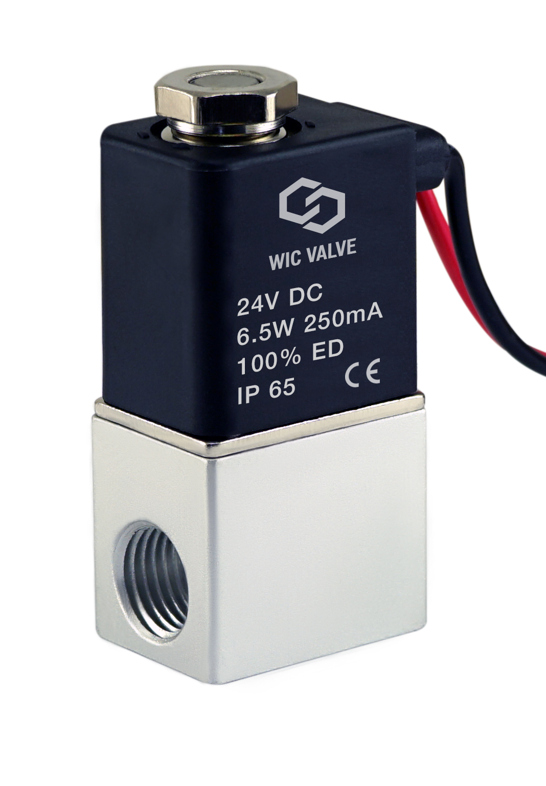 1/4" Inch Electric Air Water Fast Response Solenoid Valve Normally Closed 24V DC