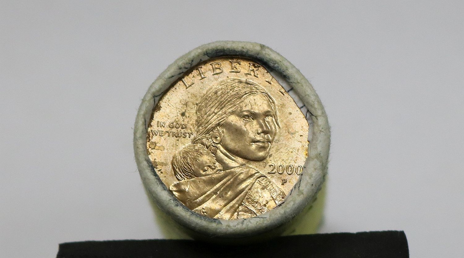 2000 P Native American Sacagawea $1 Coins $25 U.S. Mint roll #2073