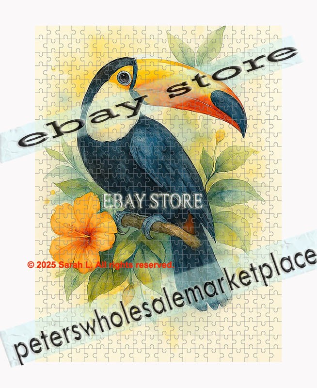500 piece jigsaw puzzle Toucan Tropical Bird