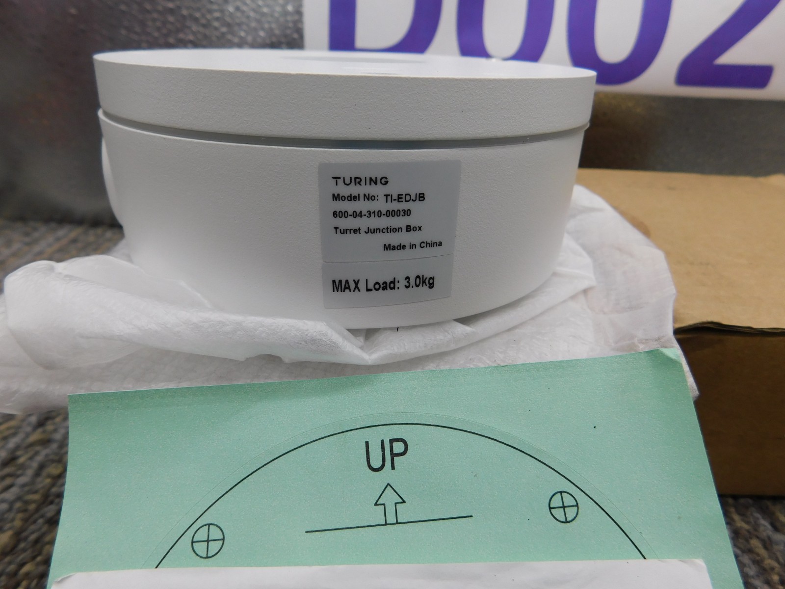 New 2-Pack Turing TP-EDJB Varifocal Turret Junction Box