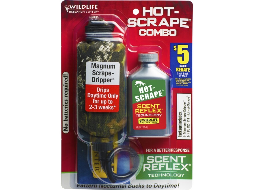 Wildlife Research Center Magnum Scrape Dripper Hot Scrape Synthetic Deer Scent