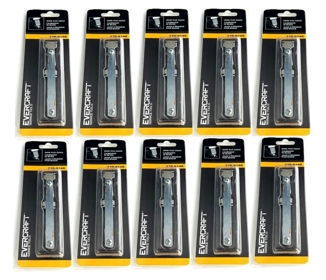 10 EVERCRAFT BY NAPA SPARK PLUG GAUGE'S DECIMAL/METRIC SIZES ELECTRODE ADJUSTER