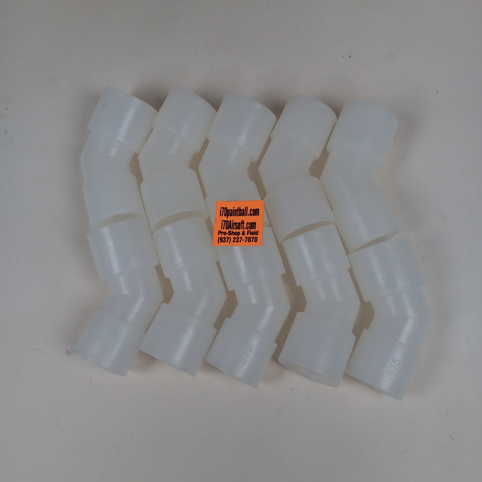 x10 (7/8" to 1") 45 Degree Hopper Feed Necks / Hopper Adapter