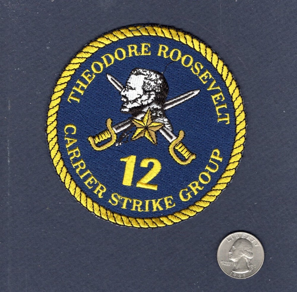 CARRIER STRIKE GROUP 12 CVN-71 ROOSEVELT US Navy Ship Aircraft Squadron Patch