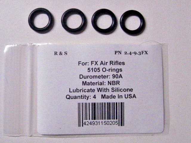 4 FX  5105 O-Rings / R&S 2.4-9.3FX