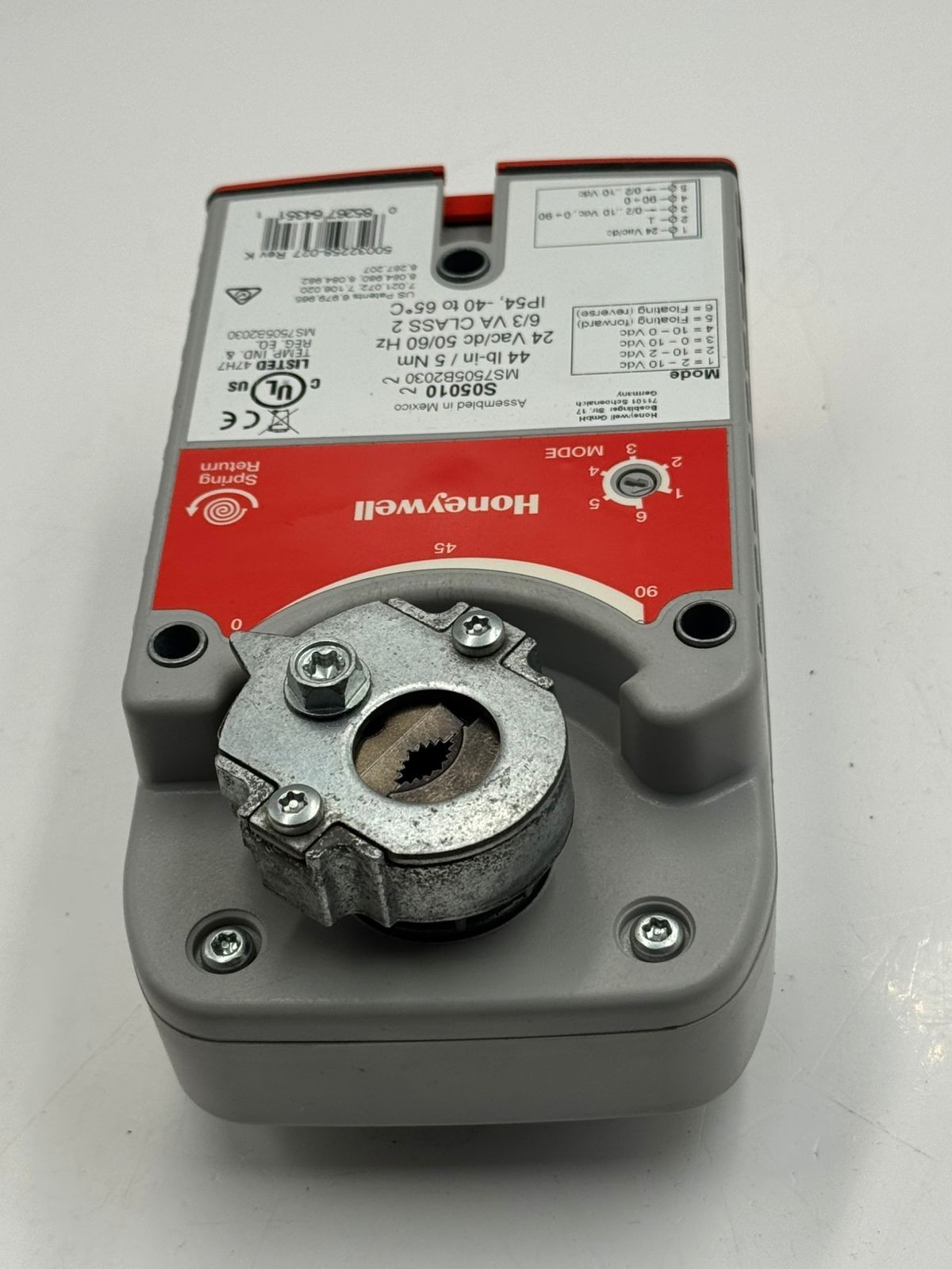 HONEYWELL S05010-Direct Coupled Actuator