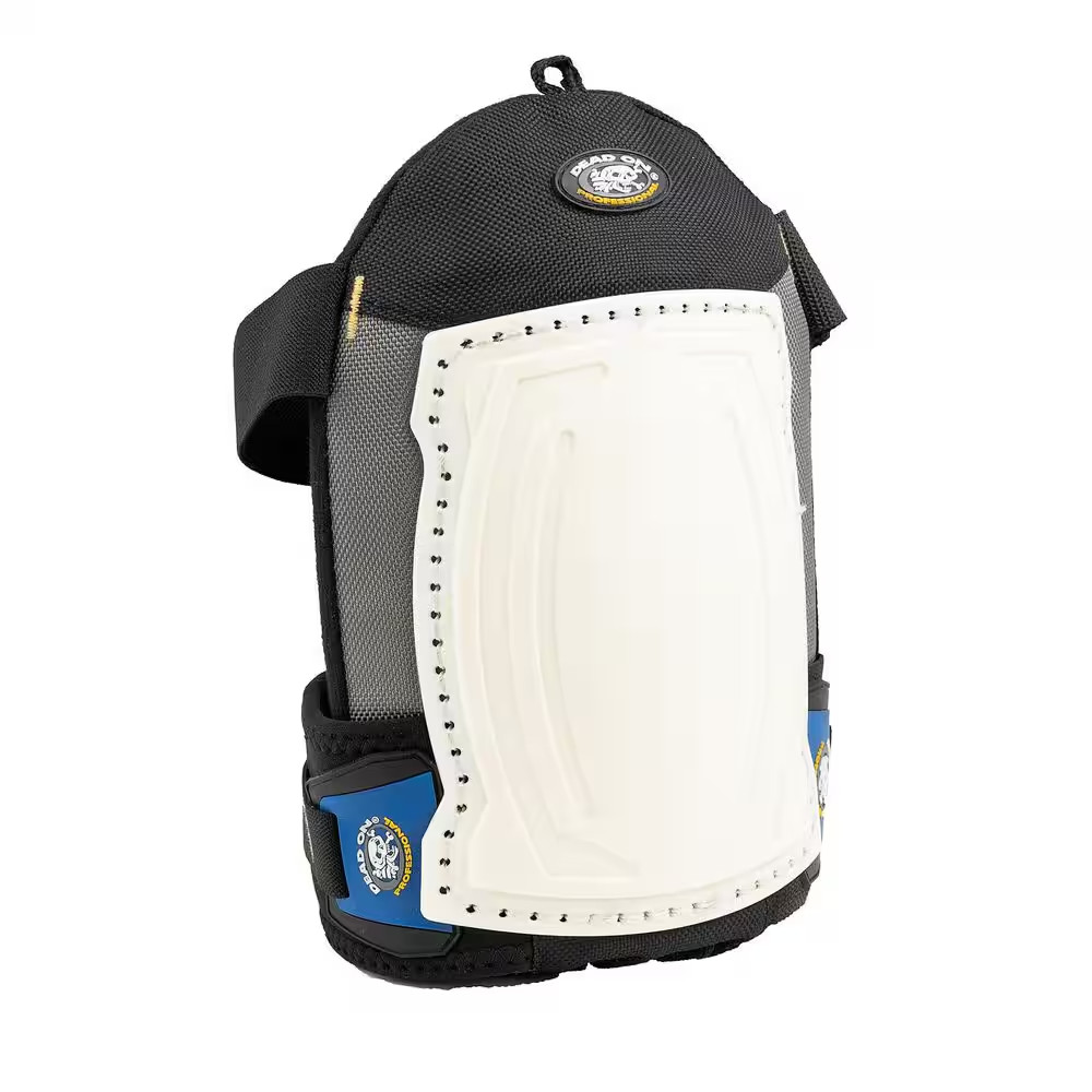 Geldome Swivel Slider Hard Cap Gel Padded Work Knee Pads with Mesh Lining and Ho