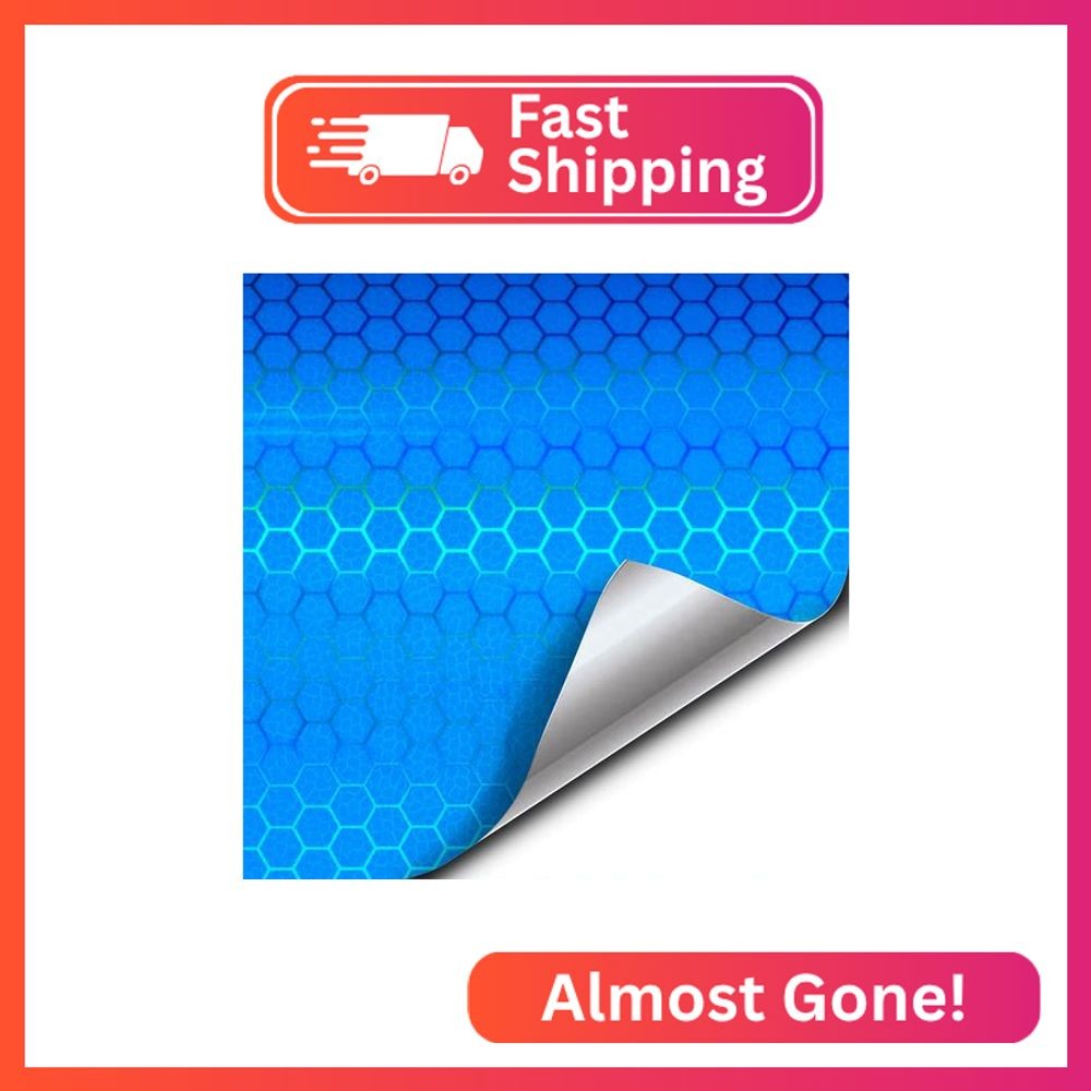VViViD Bio HEX+ Air-Tint Headlight Vinyl Roll (17.9" x 60", Micro Blue)