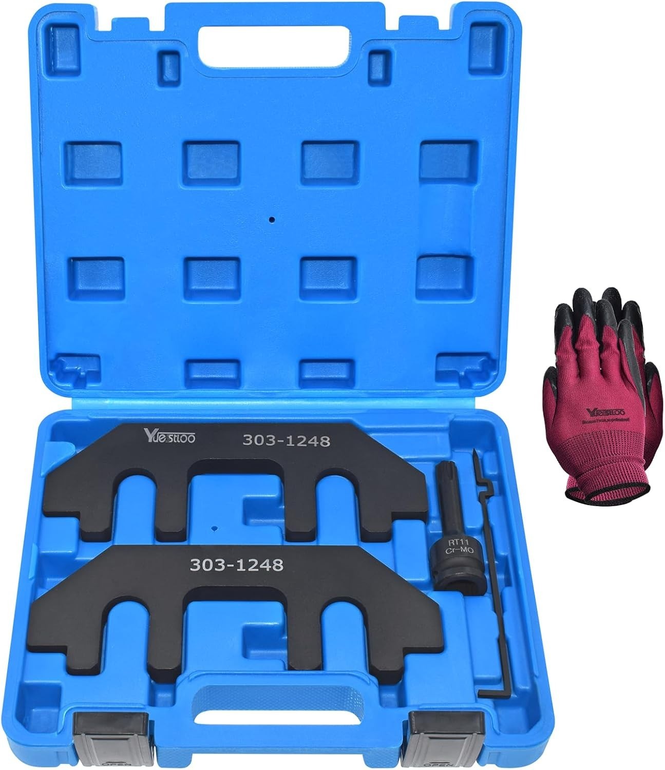 Kit de herramientas para sujetar el árbol de levas con herramienta de tensión, h
