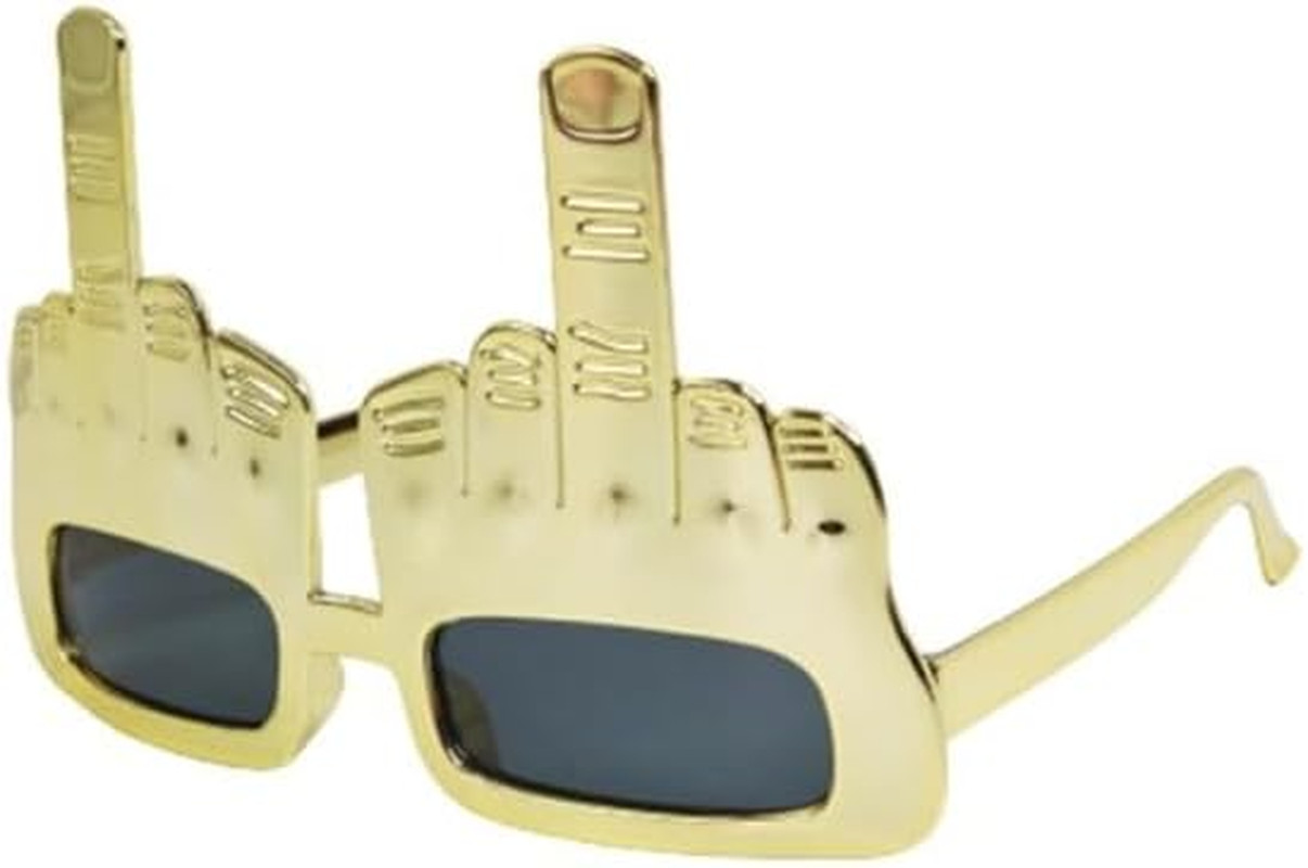 Middle Finger Sunglasses Novelty Funny Party Flip Off Hand Shape Glasses