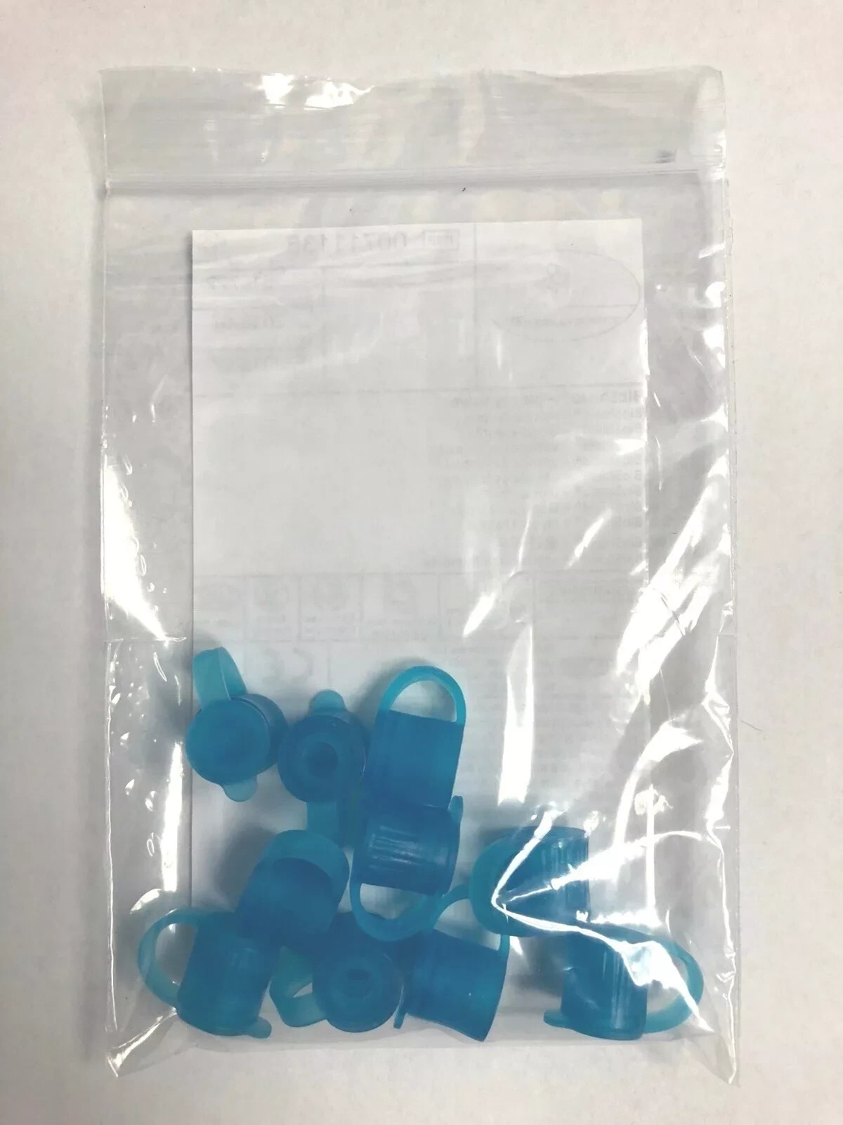 OLYMPUS & FUJINON Blue Biopsy Valve Port Cover Rubber Inlet Seals, PACK of 10