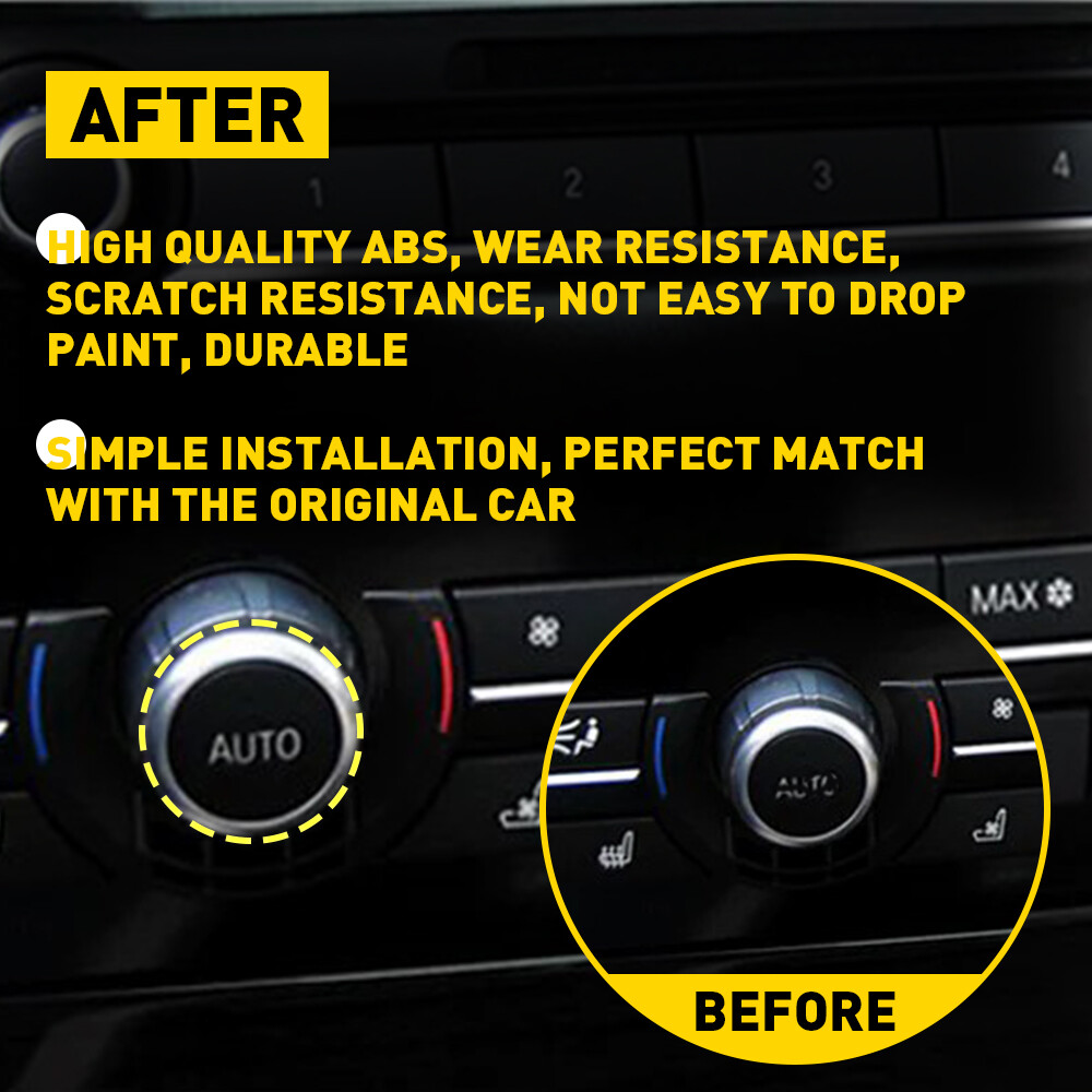 Front/Rear AC Knob Climate Control Cover Button for BMW X5 2014-18 X6