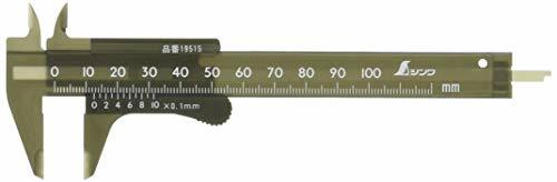 SHINWA Vernier Caliper 100mm Slide Caliper Metric Stainless Steel NEW from Japan