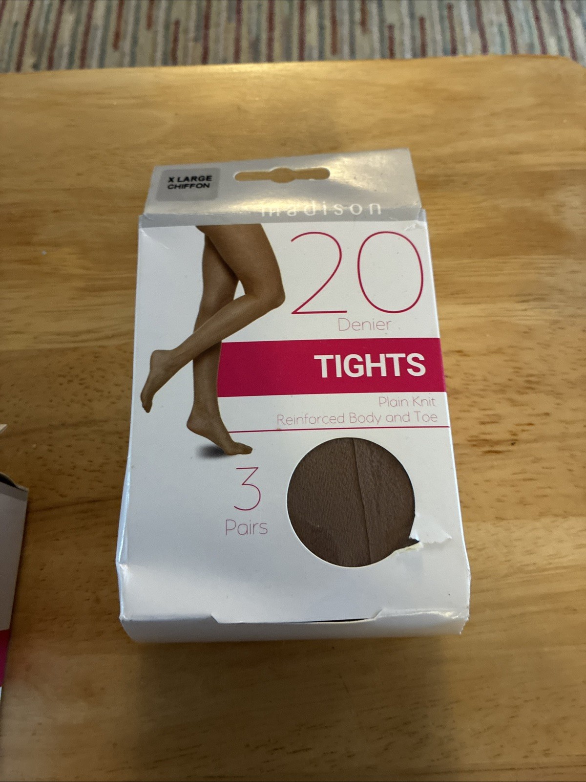 Madison Chiffon Tights Size -3Pairs xl
