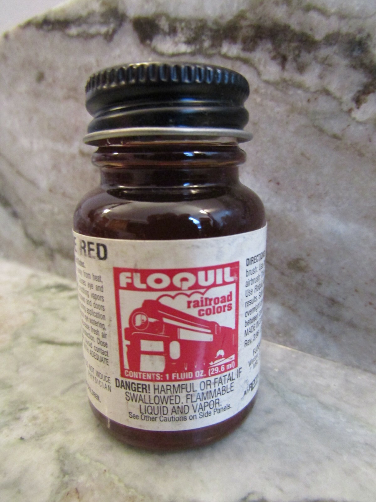 FLOQUIL RAILROAD COLORS MODEL PAINT - 1oz 1 OUNCE - OXIDE RED