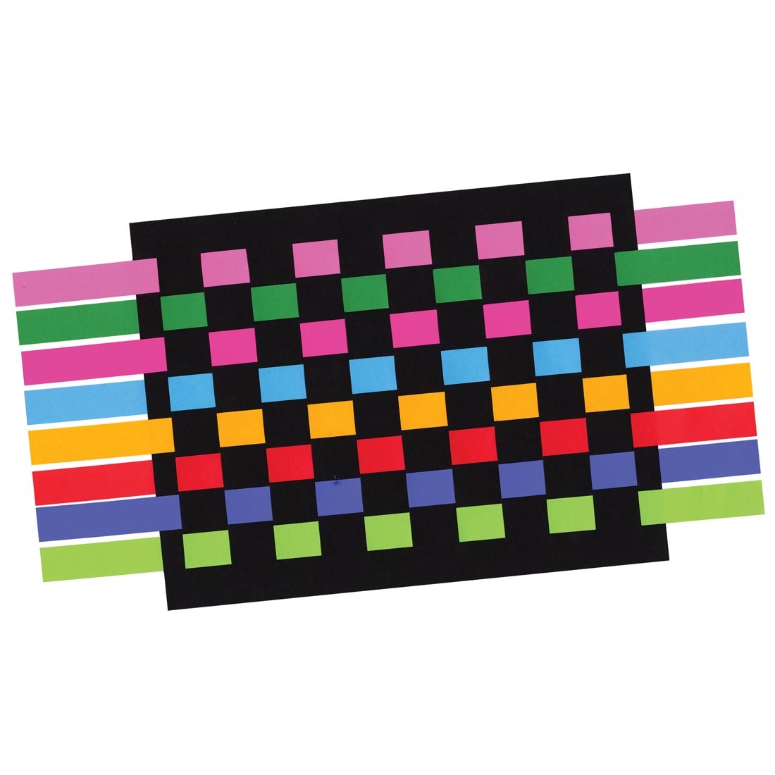 Hygloss Bright Paper Strips Weaving Kit