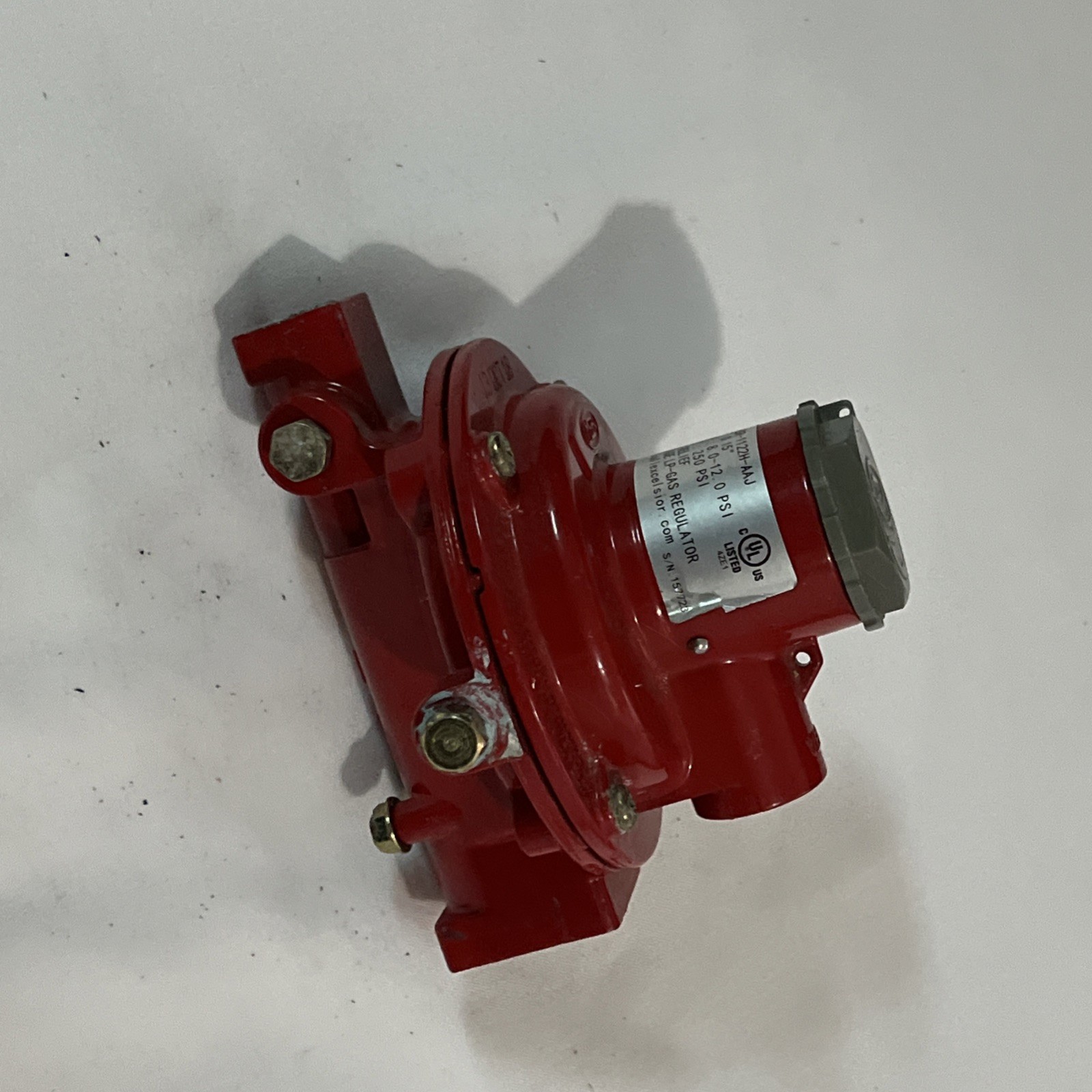 Marshall 1122H-AAJ First Stage Propane LP Regulator 10PSI Output 1/4" x 1/2"