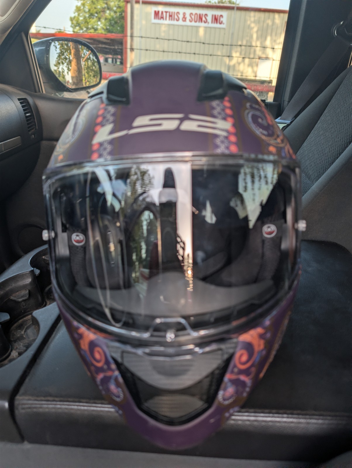 LS2 Stream Evo Full Face Street Helmet Floral Size Small
