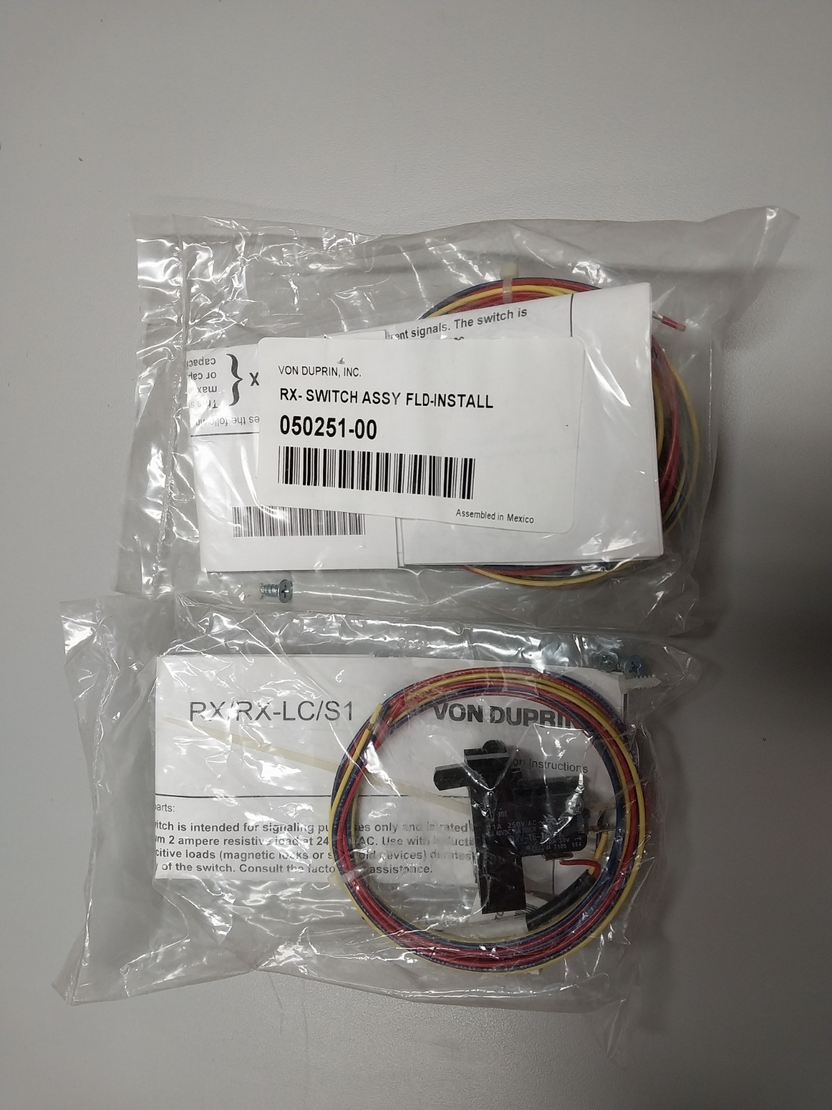 RX switch asssembly, 050251-00